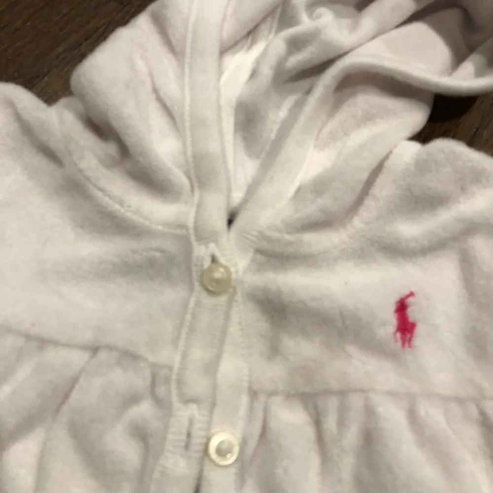 Adorable terry cloth dress 9M with hood